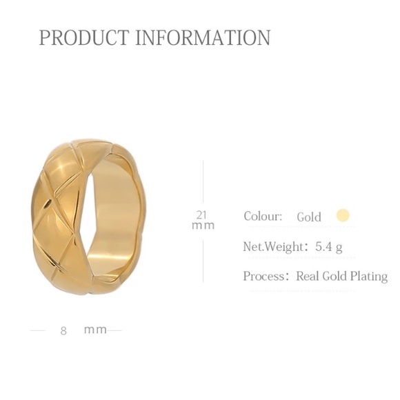 💛18K gold plated ring - Picture 3 of 6
